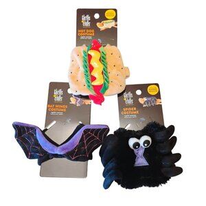 Bearded Dragon Reptile Halloween Costume Bundle: Hot Dog Spider Bat - NEW